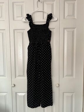 Girls Tahari Black Polka Dot Jumper